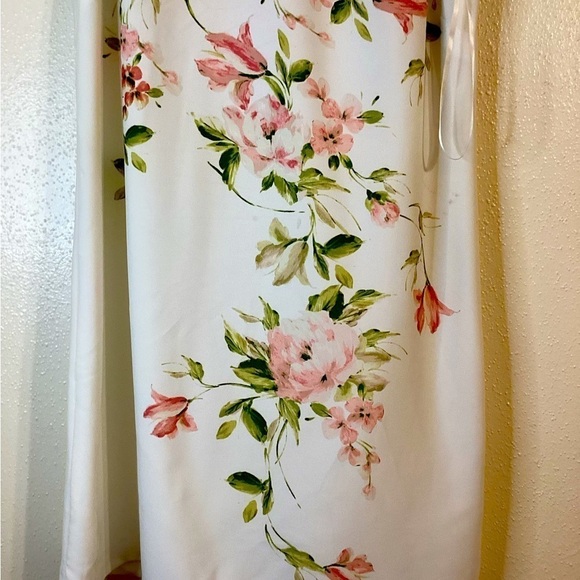 Alex Marie Ivory Pink Blush Floral Colorful Size 6 - Picture 3 of 11